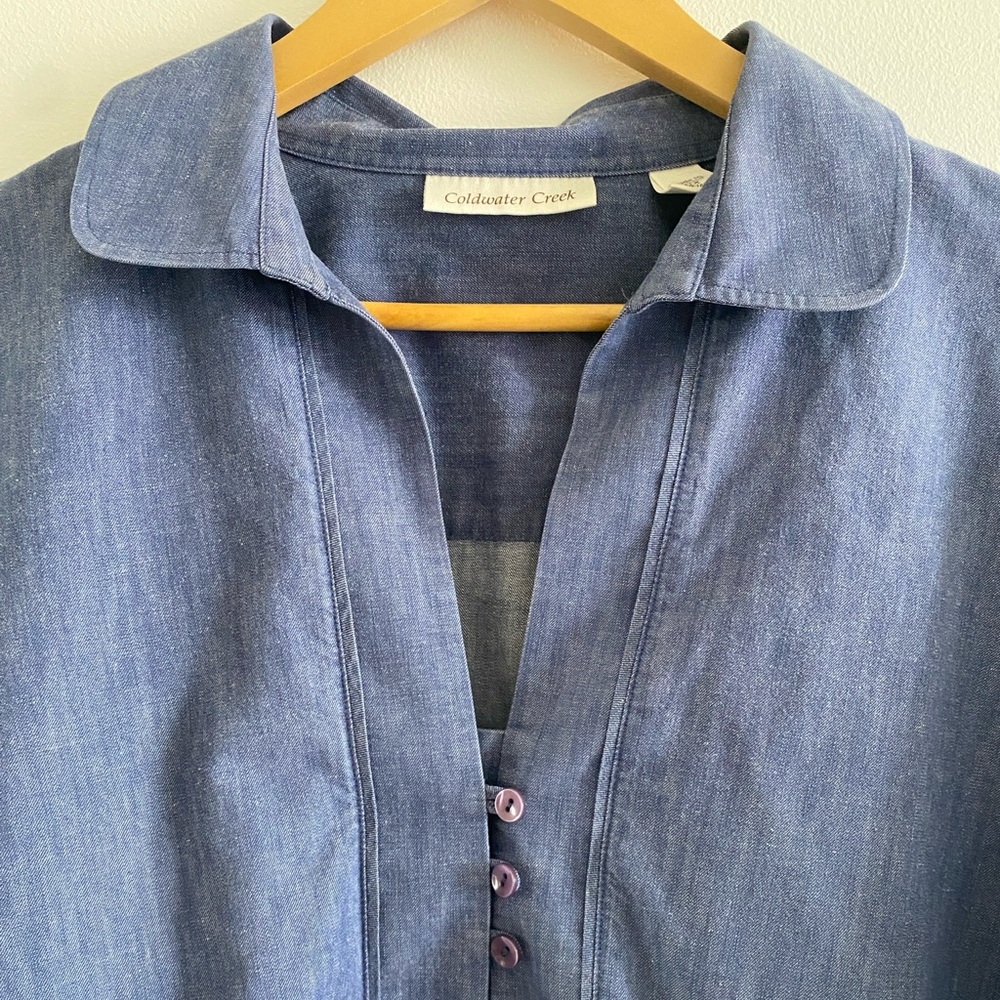 SOLD Coldwater Creek Cotton Blouse